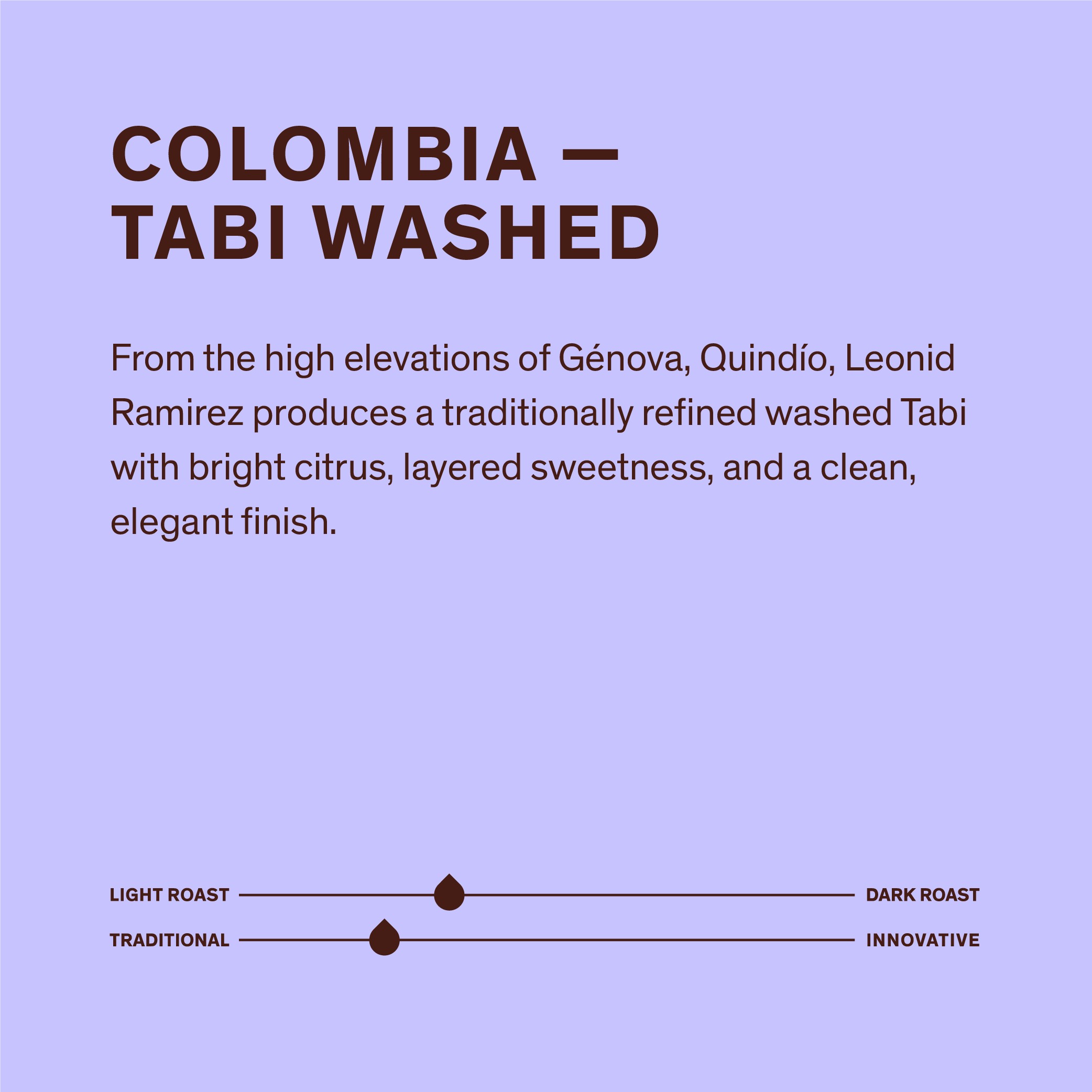 Colombia - Tabi Washed – Big Shoulders Coffee