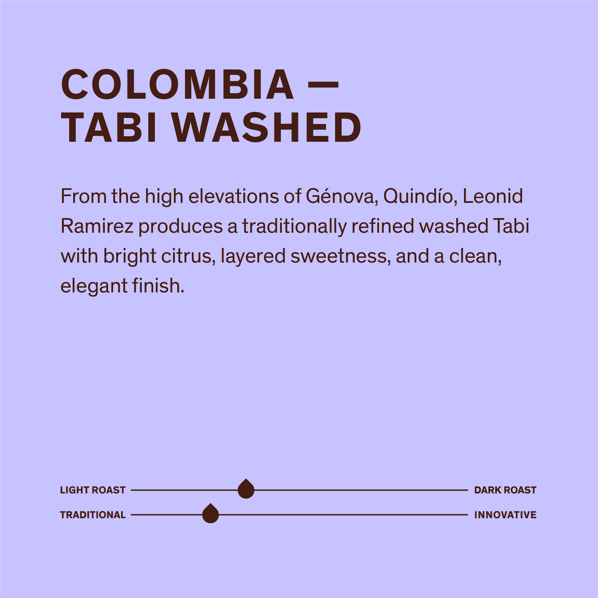 コーヒー豆太郎 Tomson splendor series Colombia - Tabi Washed – Big Shoulders Coffee